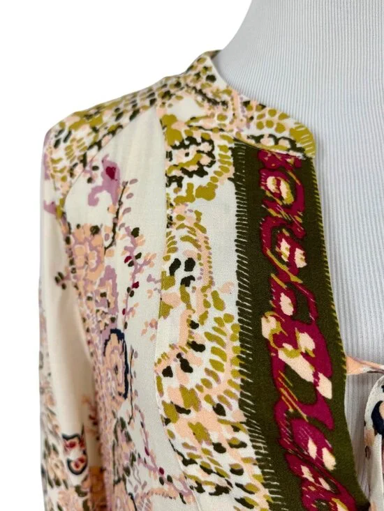 NWT Free People Floral Flowy Maxi Dress | Boho Coastal Cowgirl Tumblr Whimsigoth - Picture 4 of 16